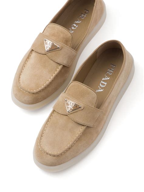 prada loafers pandabuy|prada suede calf loafers.